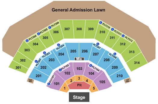American Family Insurance Amphitheater Megan Moroney Seating Chart